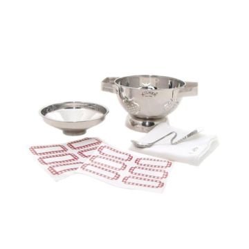 Kilner Set avec  passoire / entonnoir / cuillere a confiture / etamine 