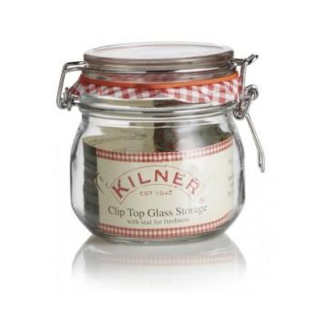 Weckpot met beugelsluiting 0,5 liter Kilner 